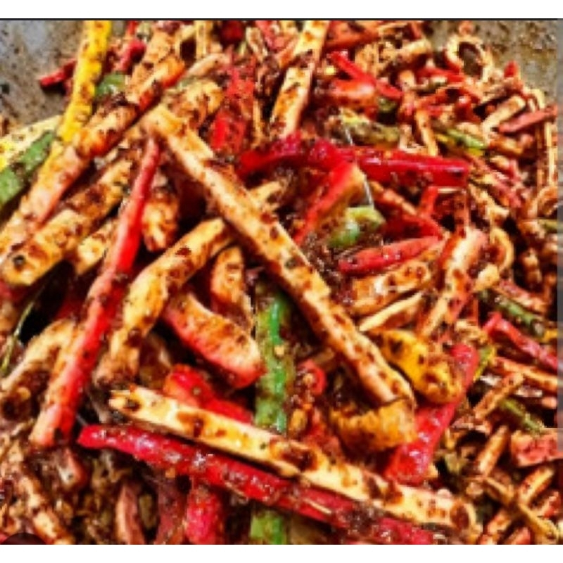 

Seblak Beton Pedas Daun Jeruk 250gr/Kerupuk Beton Kriuk Pedas/Keripik Beton Cikruh Gurih