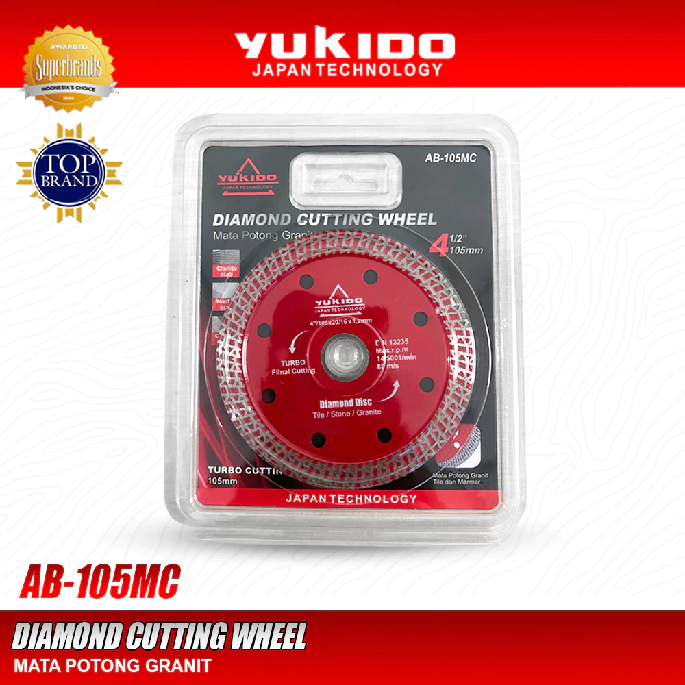 Diamond wheel niken resibon turbo pisau Potong granit nikken resibon turbo