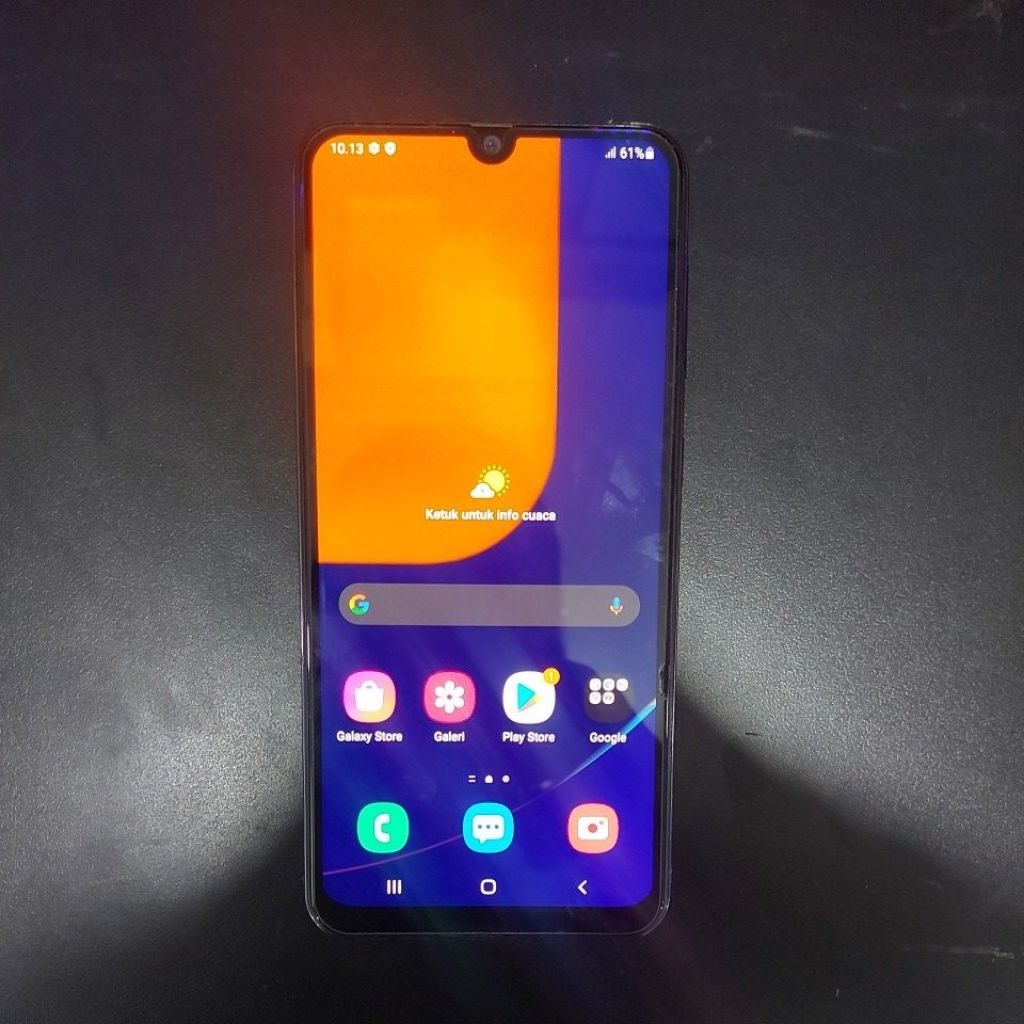 Hp samsung galaxy a50s ram 6gb penyimpanan 128gb unit only tanpa dus tanpa charger