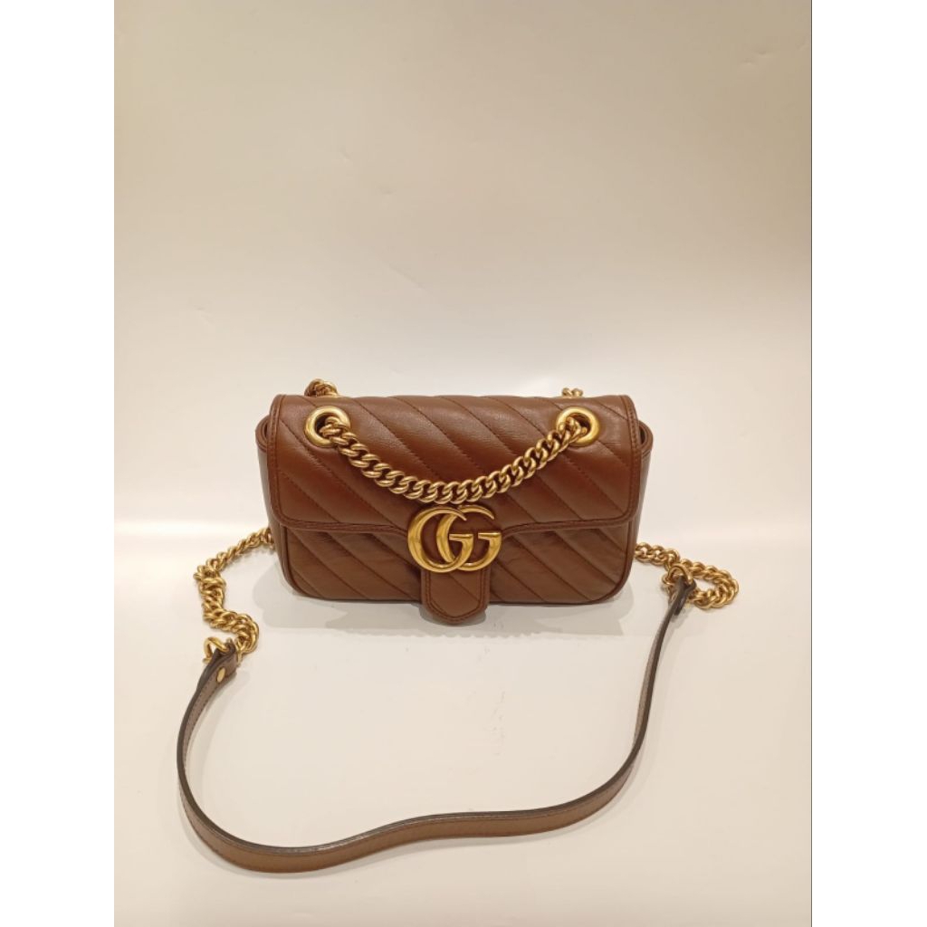 GG Marmont mini caramel