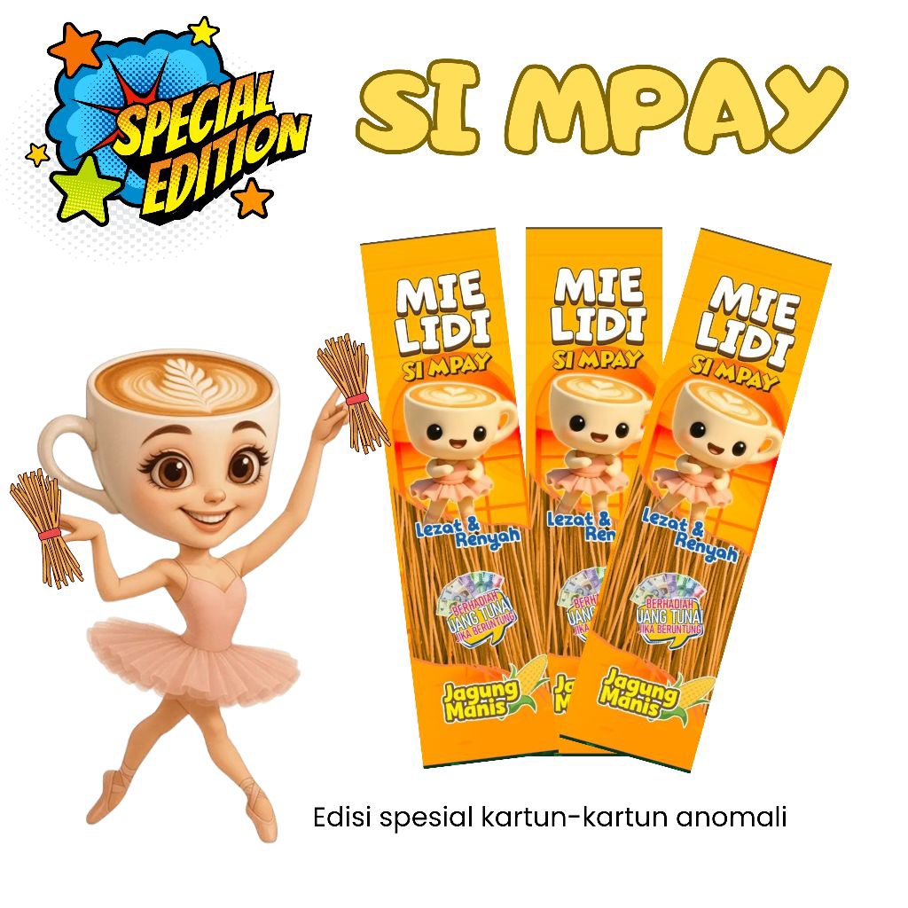 

Ygshop17 (Mie Lidi Anomali 50 Pcs) Tungtung Sahur - Simpay - Edisi Spesial Karakter Anomali Tungtung