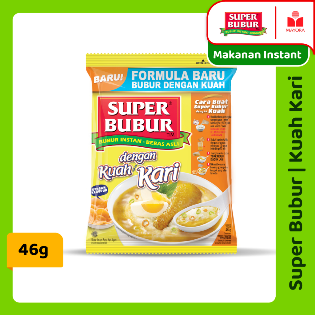 

Super Bubur Kuah Kari Single @46 Gram