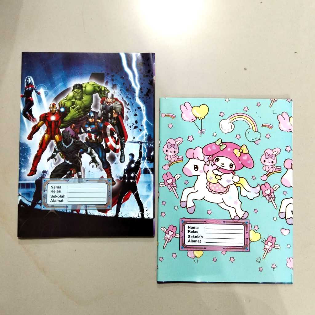 

Sampul Buku Tulis Warna DST Quarto ( Pendek ) Motif Fancy ( Pak 20 lbr ) [ Original ]