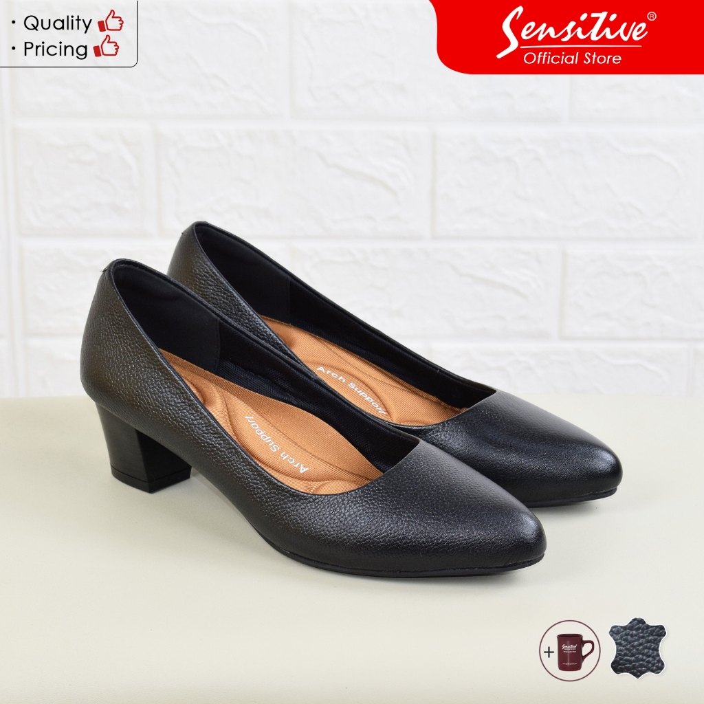 SENSITIVE Sepatu Pantofel Kerja Kulit Wanita SC CLARA 4500