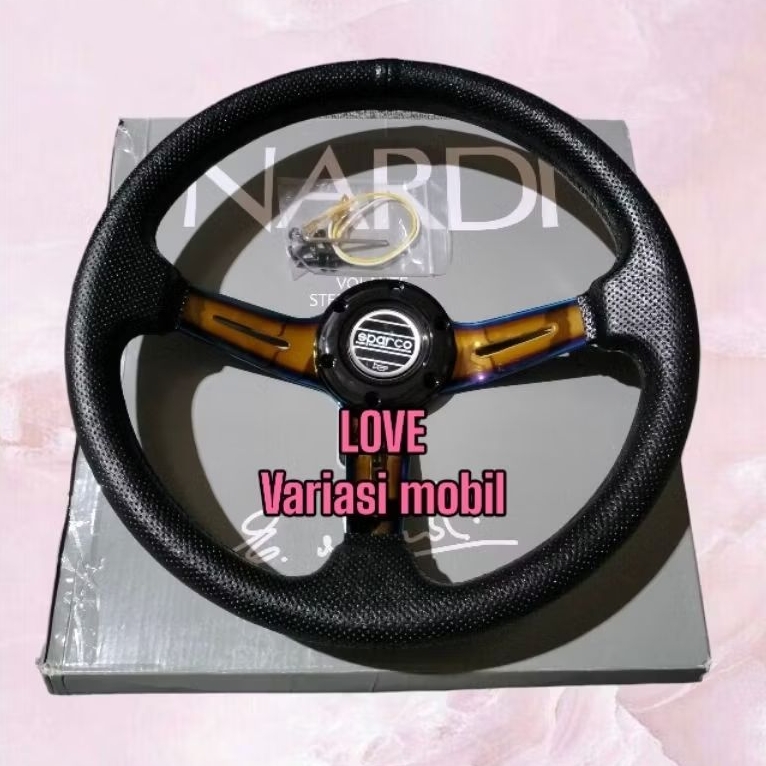 STIR RACING MOBIL RING 14 INCH SPARCO TIPE 8917 STIR RACING SPARCO RAINBOW PELANGI