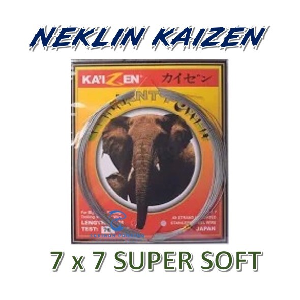 neklin 7 x 7 kaizen super soft Wire Kawat Neklin Kaizen Elephant Power 7X7