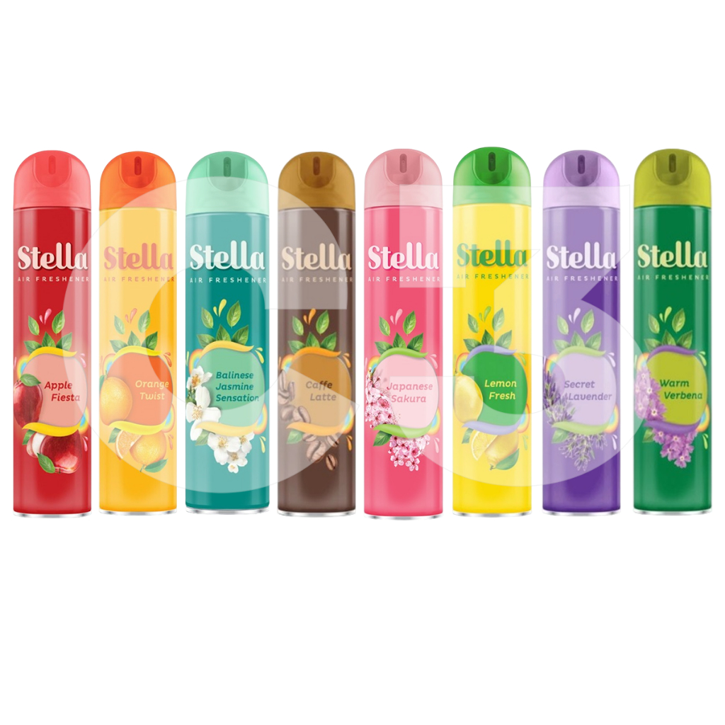 STELLA SPRAY PEWANGI PENGHARUM RUANGAN STELA AEROSOL 400ML