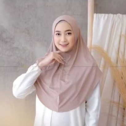 F (F16) HIJAB BERGO NON PET / HIJAB INSTAN NON PET/HIJAB JERSEY NON PET