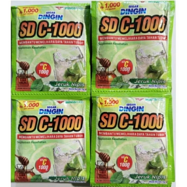 

Segar Dingin SD C-1000 1 Renceng Isi 12 Sachet