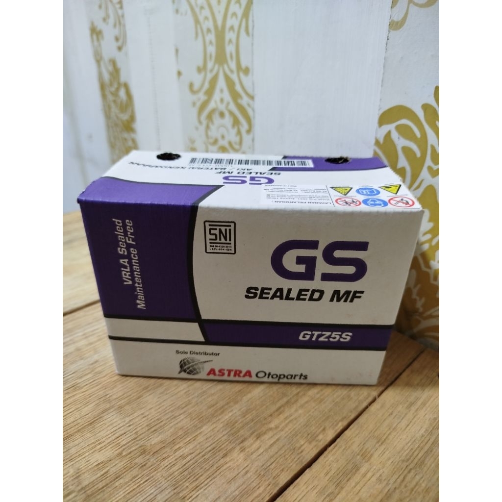 Aki Kering GS Astra Sealed MF GTZ5S 100% Original