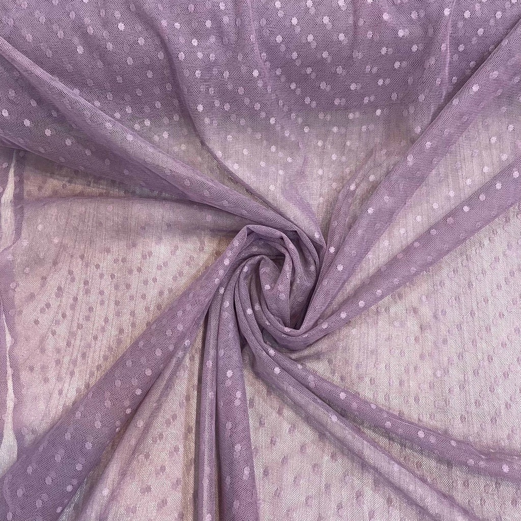 Tille Dot / Tulle Dot / Tile Dot / Tile Polkadot / Tille Bintik (Harga per 0.5 Meter) / Kain Tile Po