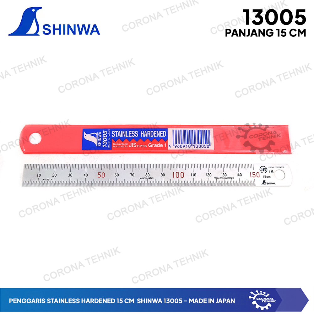 

Made in Japan - Penggaris Stainless Steel 15 cm - Sinhwa