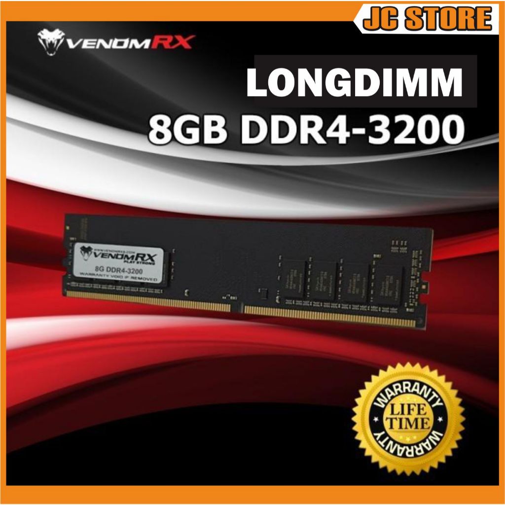 Longdimm DDR4 8GB VenomRX 3200MHz ddr4 8 GB 3200mhz Venom