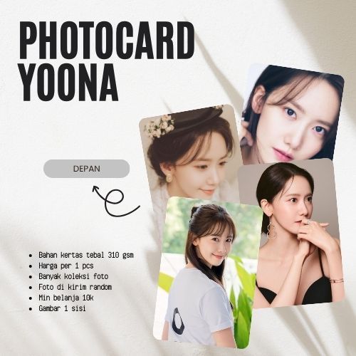 [1PCS] PHOTOCARD YOONA | PHOTOCARD KPOP | PHOTOCARD DRAKOR | PHOTOCARD DRACIN