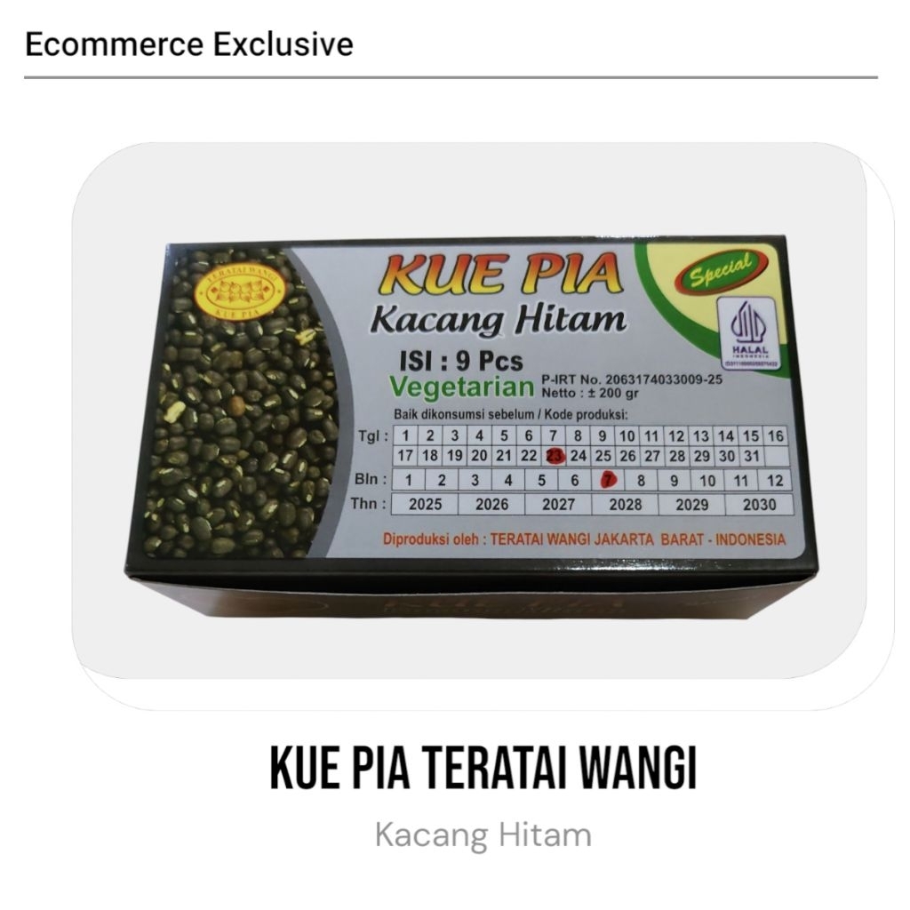 

KUE PIA TERATAI WANGI KACANG HIJAU & KUE PIA KACANG HITAM HALAL VEGETARIAN CEMILAN RINGAN OLEH OLEH OLEH KELUARGA