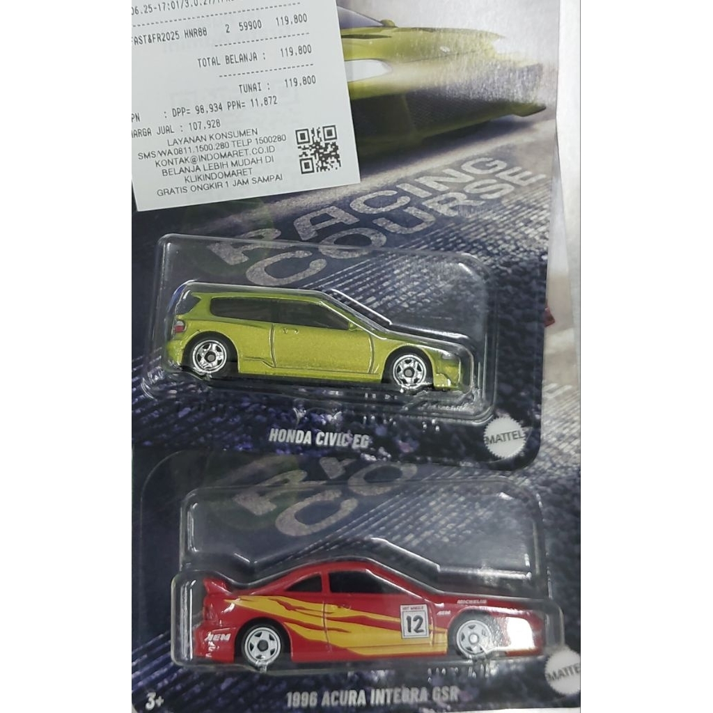 Hotwheels FNF Civic + Aruca Incloud Protector