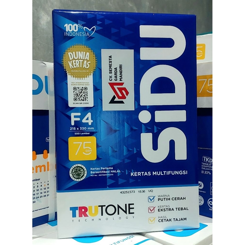 

Hvs sidu F4 75 gram