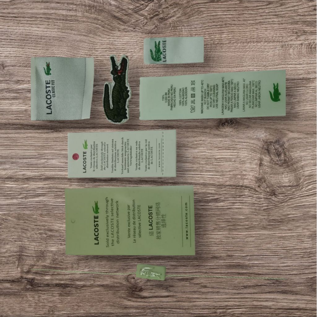 

labeltag Lacoste+tali hantag