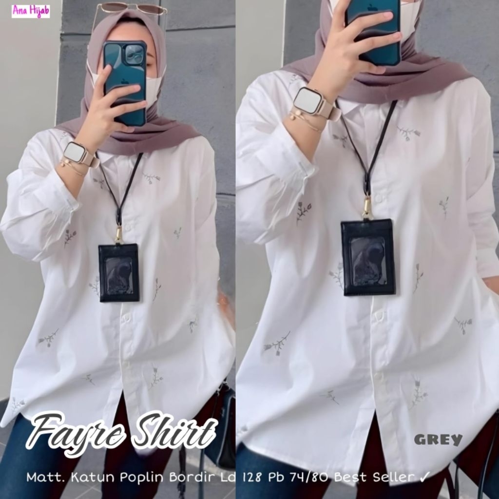 Tunik Putih jumbo blouse putih jumbo
