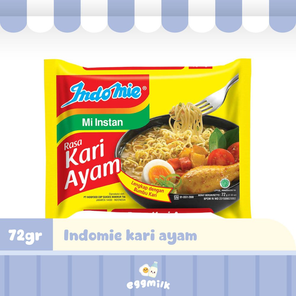 

Indomie Kari Ayam 72gr