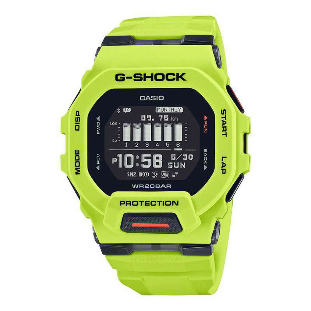 Casio G-SHOCK GBD-200-9DR Jam Tangan Pria Digital GBD200 G-SQUAD