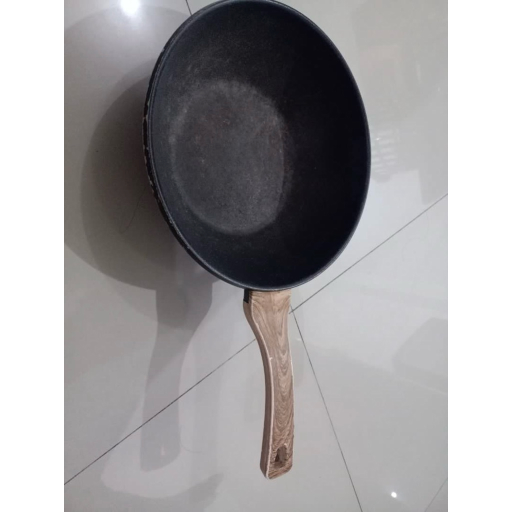 Preloved Debellin Absolute Asian Wok 28cm Panci Anti Lengket Premium Cookware