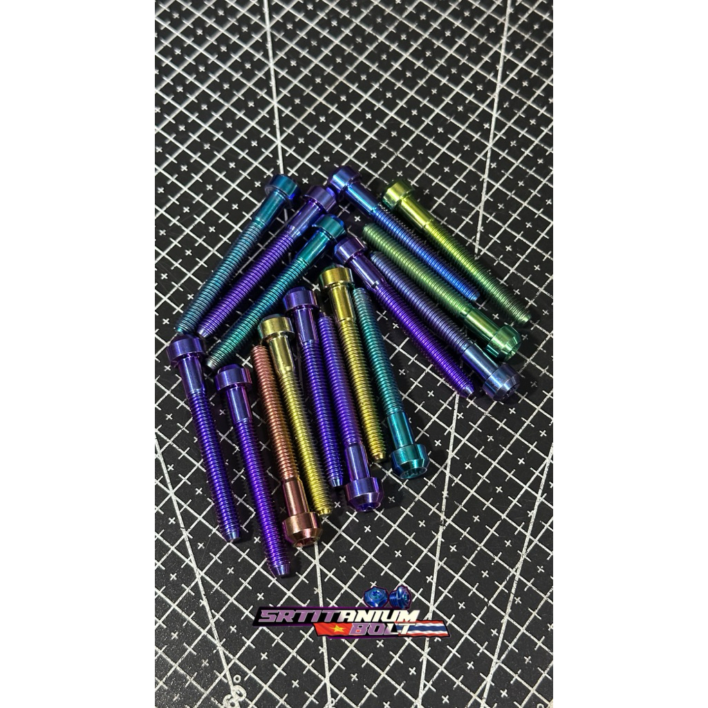Baut Titanium M 6 x 50 Small Warna Beragam
