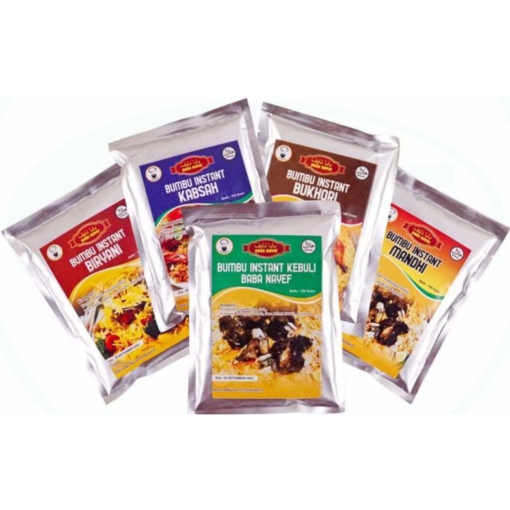 

Bumbu Instan Nasi Arab - Kebuli - Briyani - Kabsha - Mandhi