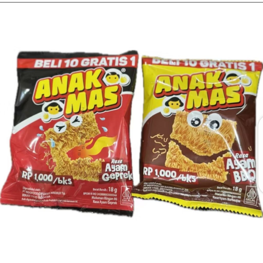 

mi anak mas rasa ayam geprek dan bbq