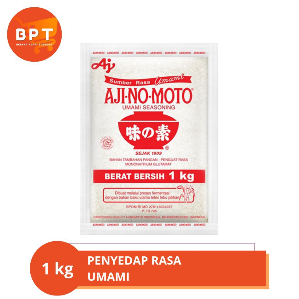 

Ajinomoto MSG KGLC 1 kg (Penyedap Rasa Umami)