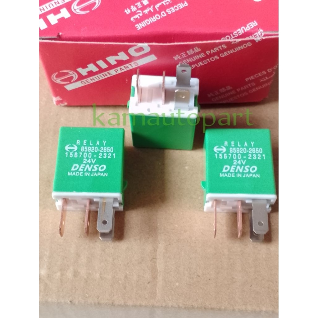 relay lampu / relay 24 volt kaki 4 / relai lampu / Hino lohan FM260