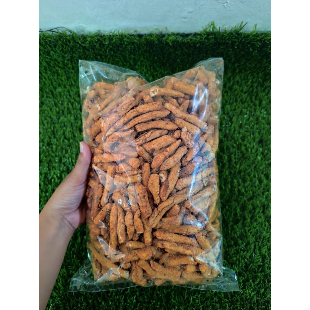 

Basreng daun jeruk 500g & 1kg pedas asin kriuk renyah gurih / snack kiloan / cemilan camilan jajanan makanan ringan murah meriah / pusat oleh-oleh khas solo