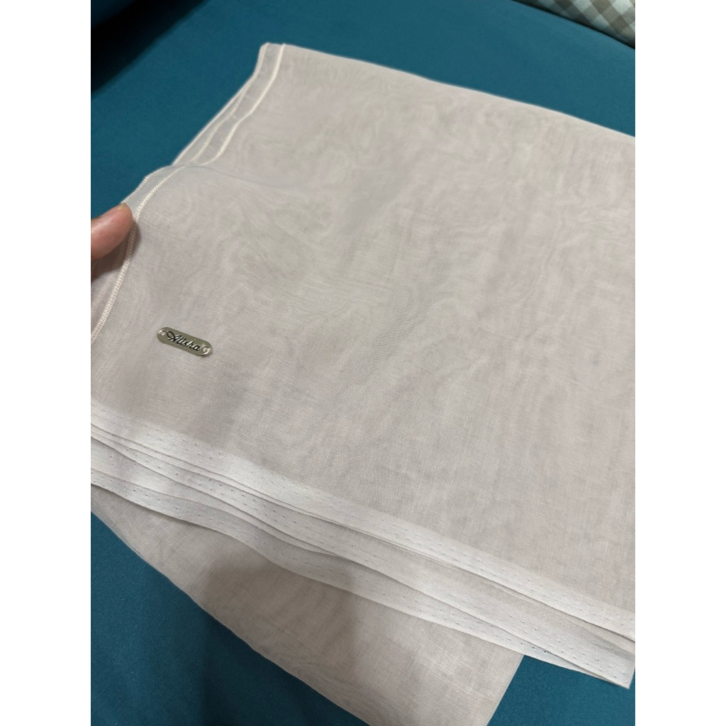 (Preloved) Hijab Paris Alisha Grey Purple