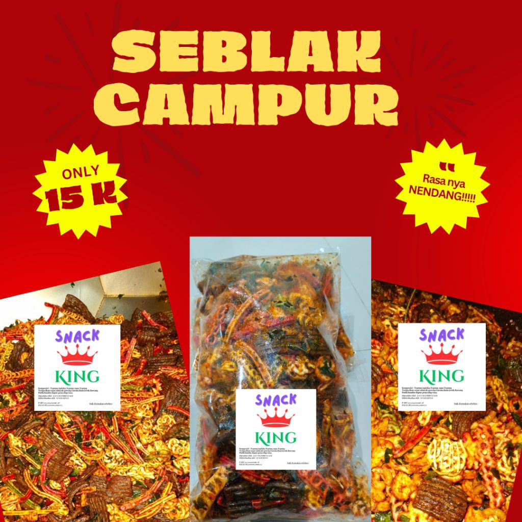 

KERUPUK SEBLAK CAMPUR // SEBLAK RONGSOK DAUN JERUK
