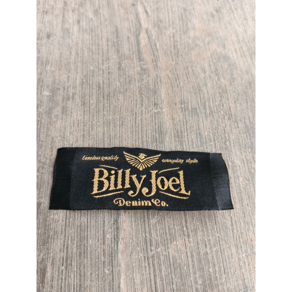 label woven damask/label tenun/label kain/label baju/label jeans/label woven