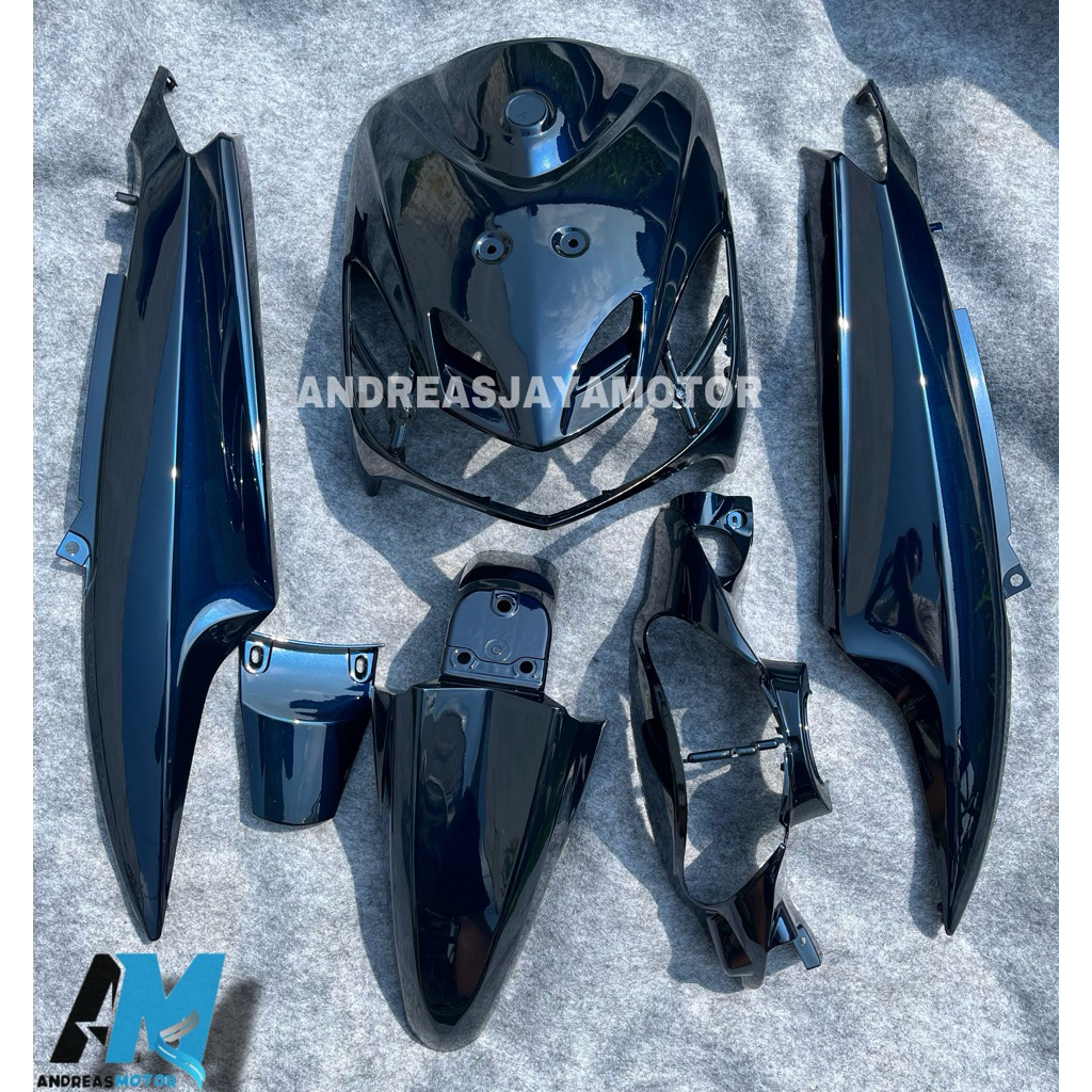 PROMO COVER BODY YAMAHA MIO SMILE (2008-2013) FULLSET BODY HALUS + STRIPPING / ALL COLOUR ( body mio