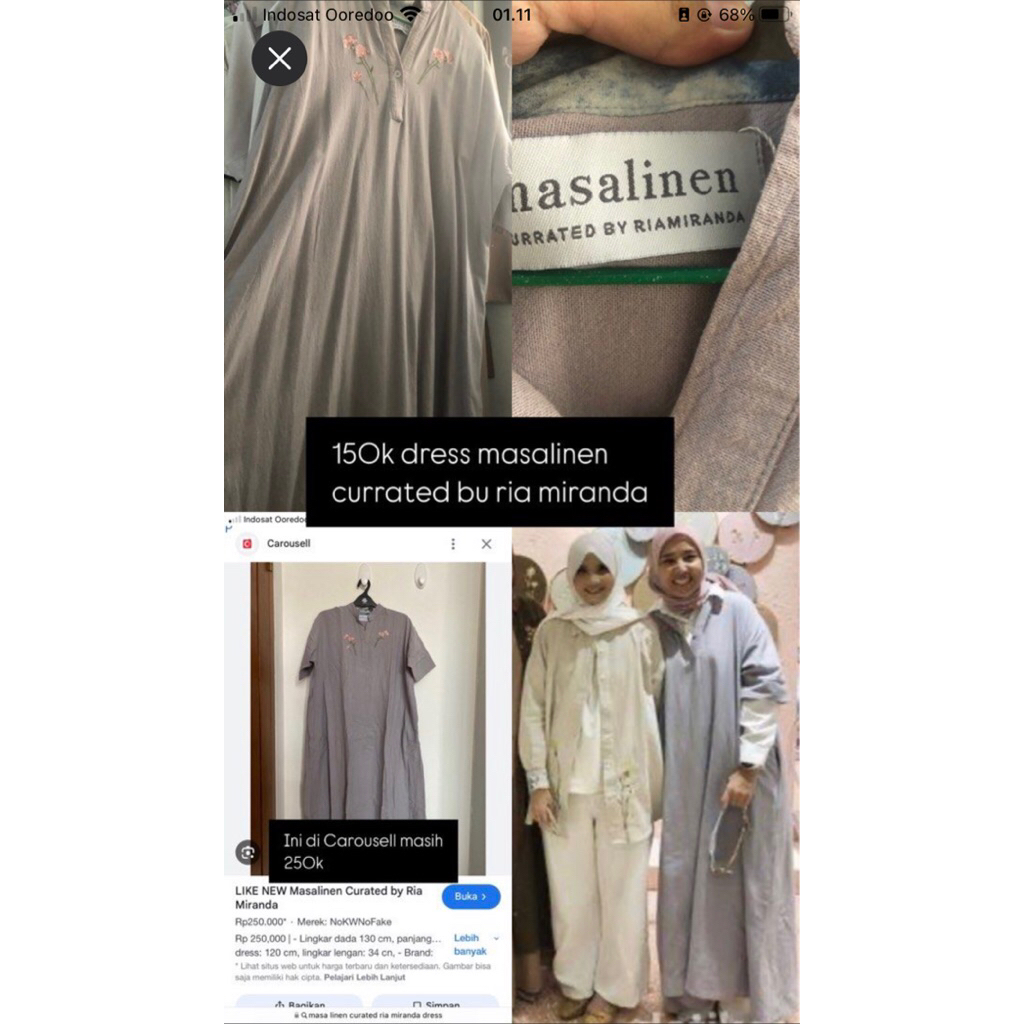 preloved masa linen currated by ria miranda