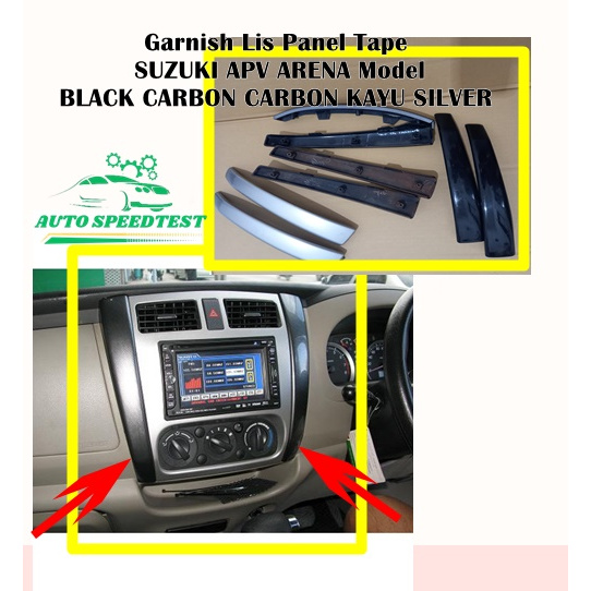 list Lis/panel audio tape Suzuki APV arena motif carbon