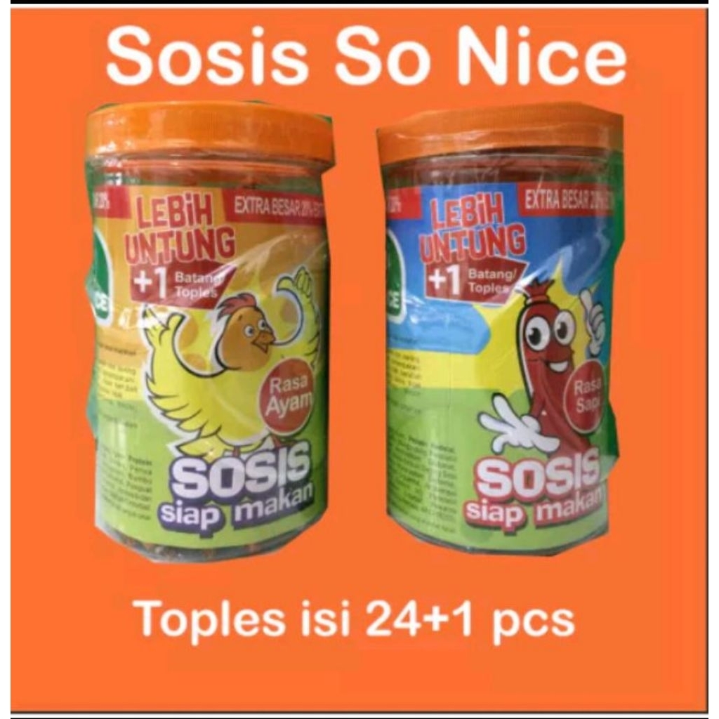 

Sosis Sonice Isi 25pcs So nice