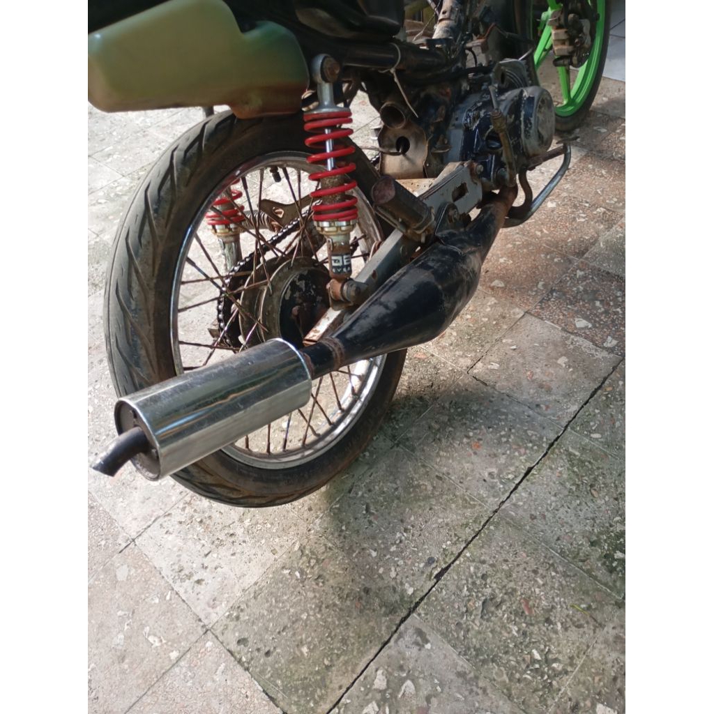 Knalpot fizr f1zr fiz r f1z r original perut hitam