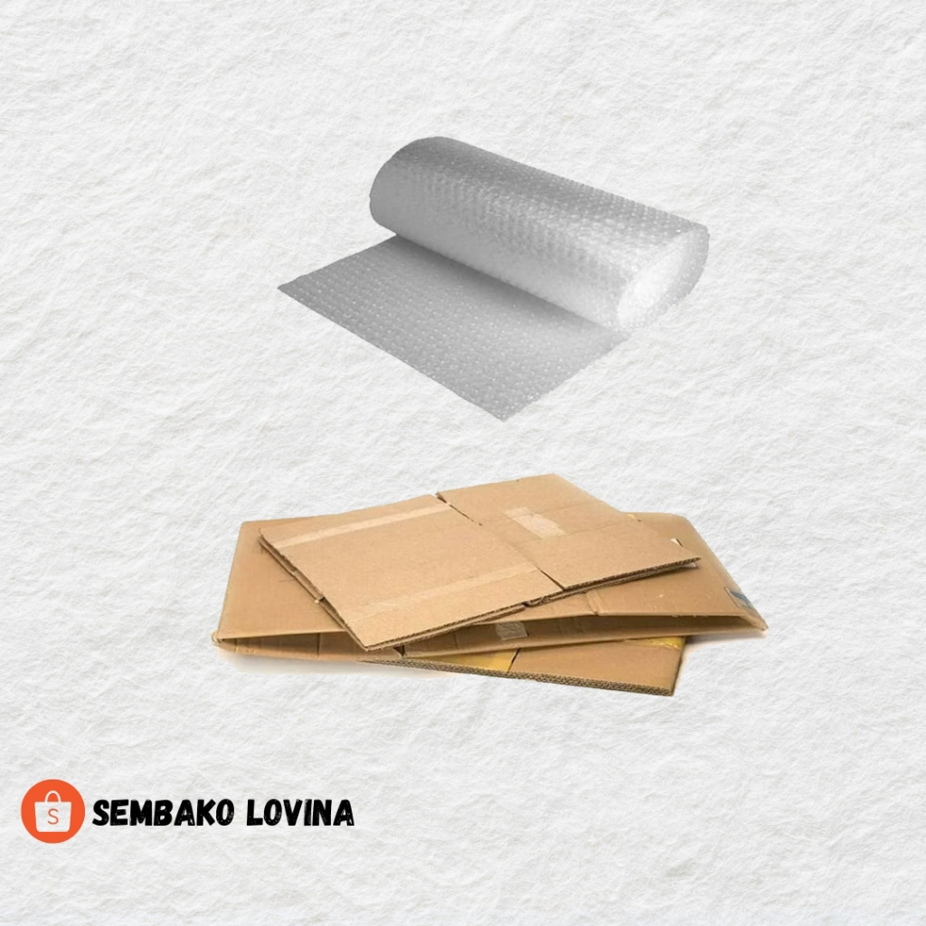 

EXTRA BUBBLE WRAP DAN KARDUS PACKING / Bubble Wrap