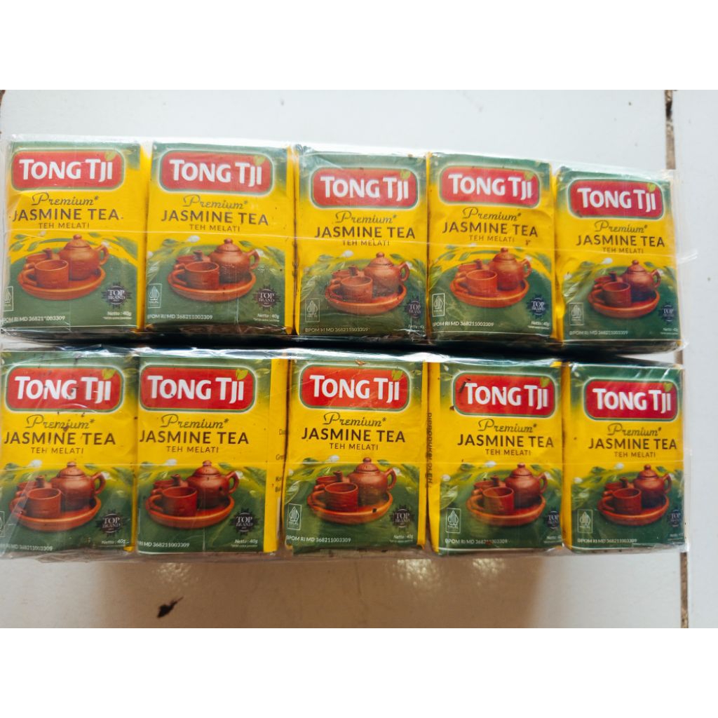 

Teh Tong Tjie 40g Premium Jasmine Tea (1 Slop Isi 10 Bungkus)