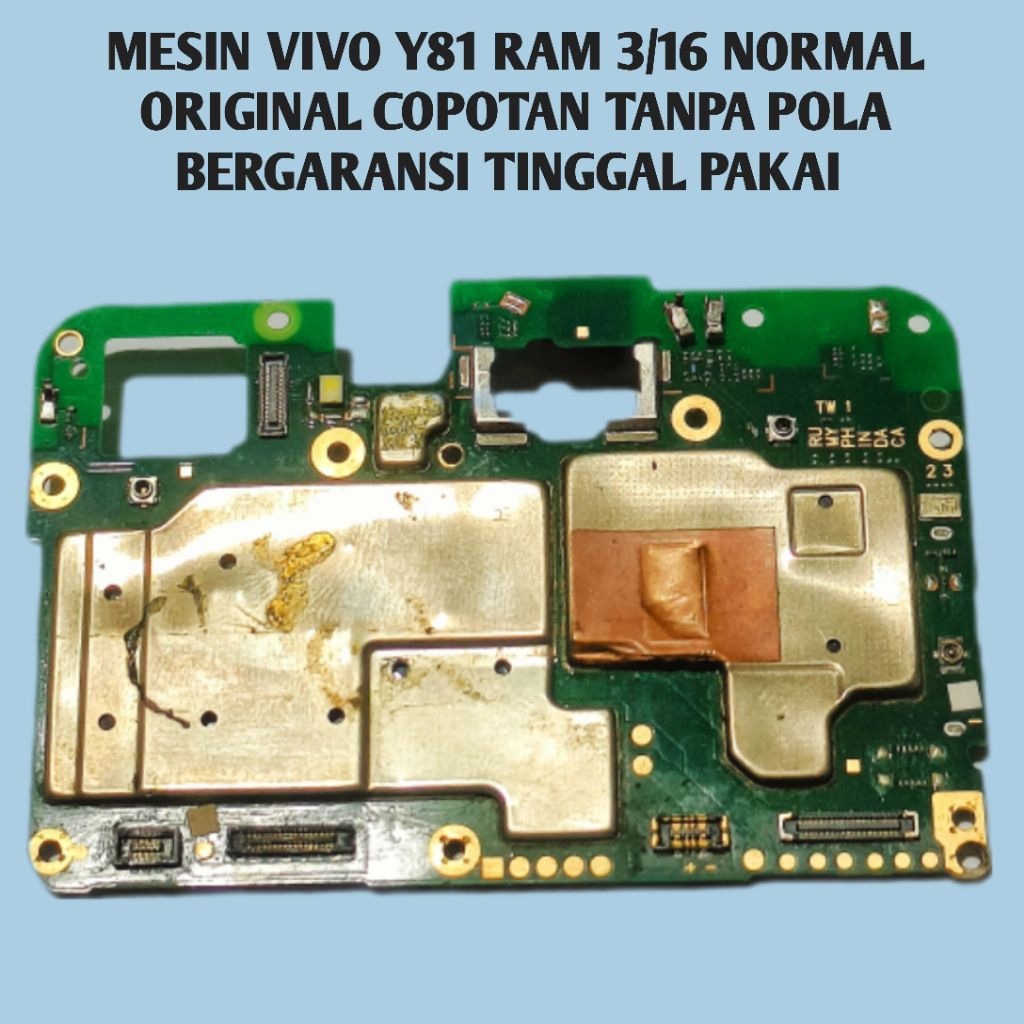 MESIN VIVO Y81 RAM 3/16 NORMAL ORIGINAL COPOTAN TANPA POLA BERGARANSI