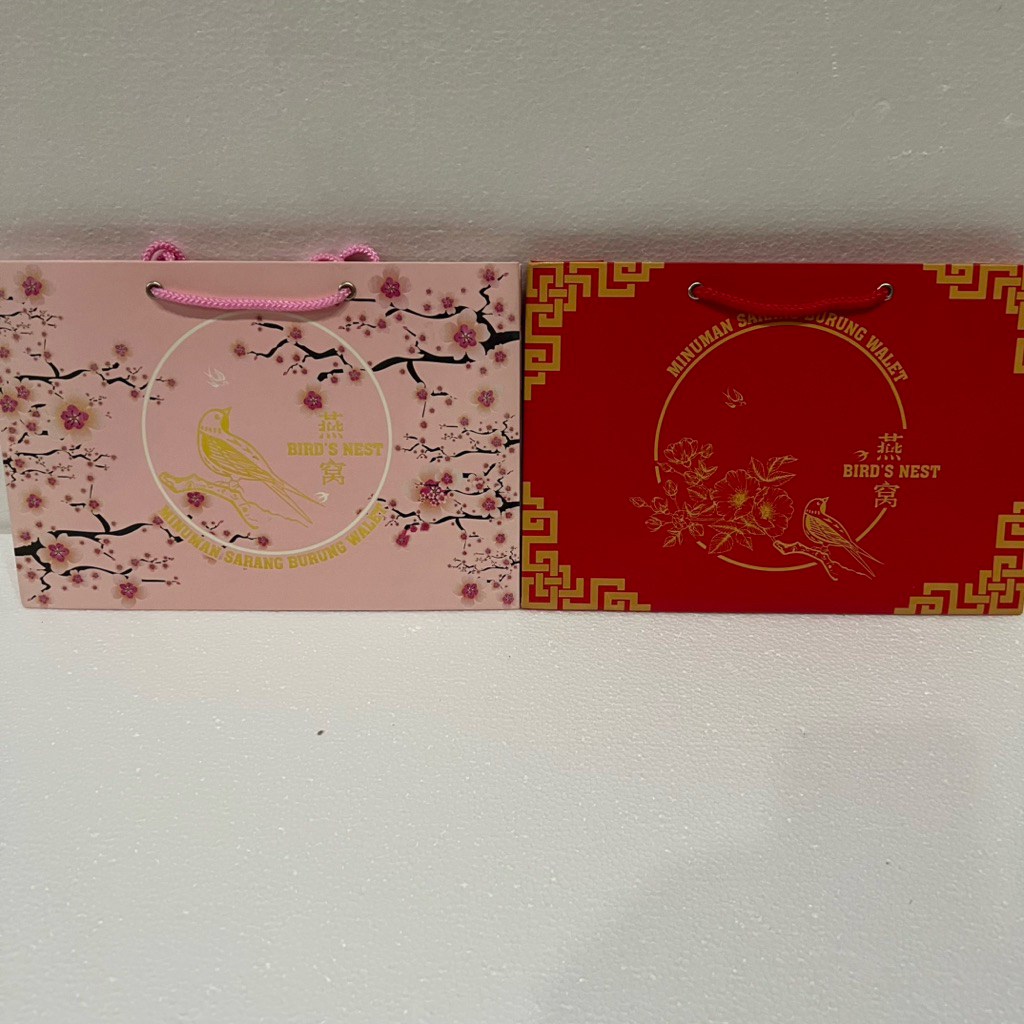 

Paper bag merah dan pink
