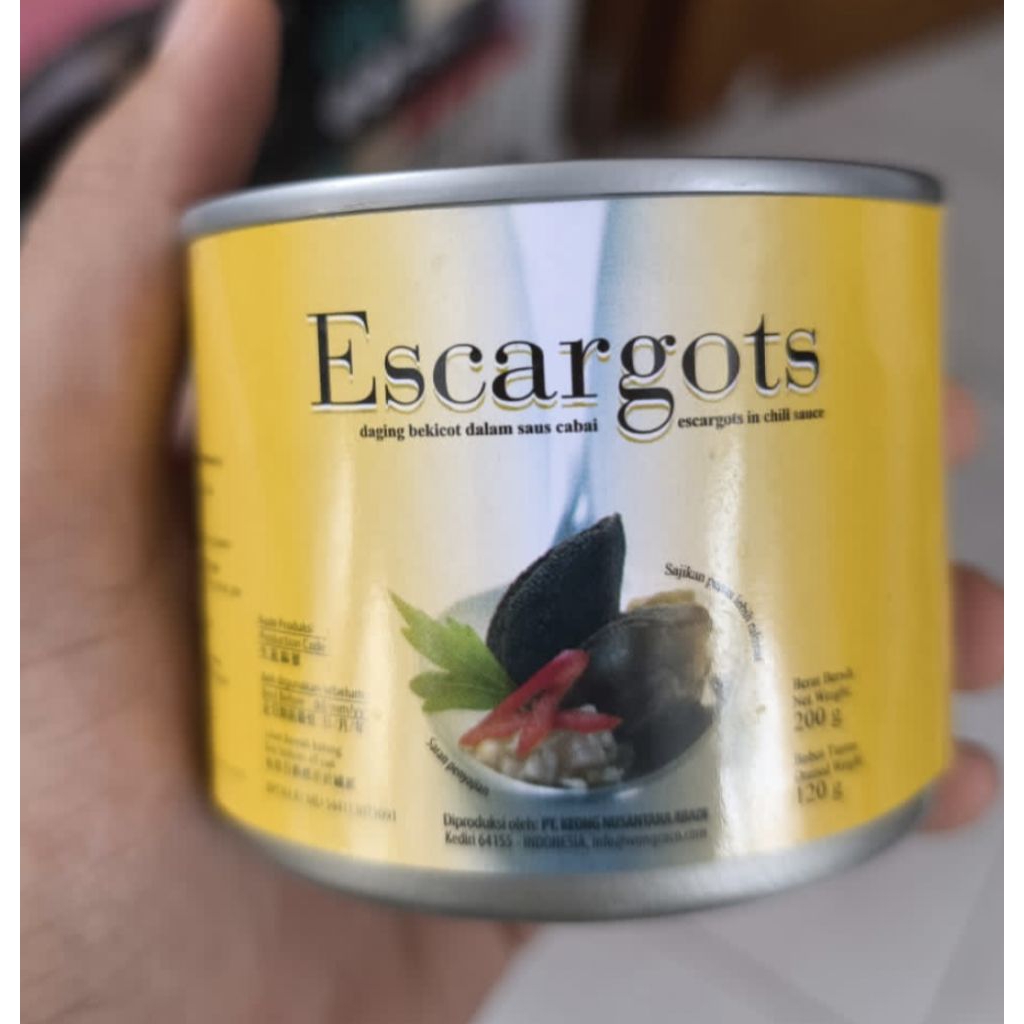

Wong Coco Escargots / daging bekicot / 200 gr