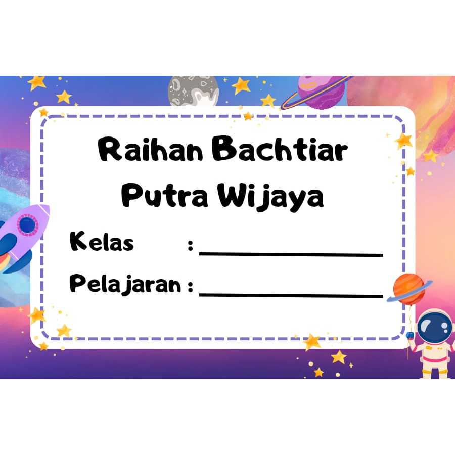 

STICKER BUKU UKURAN 7X4CM ISI 42PCS