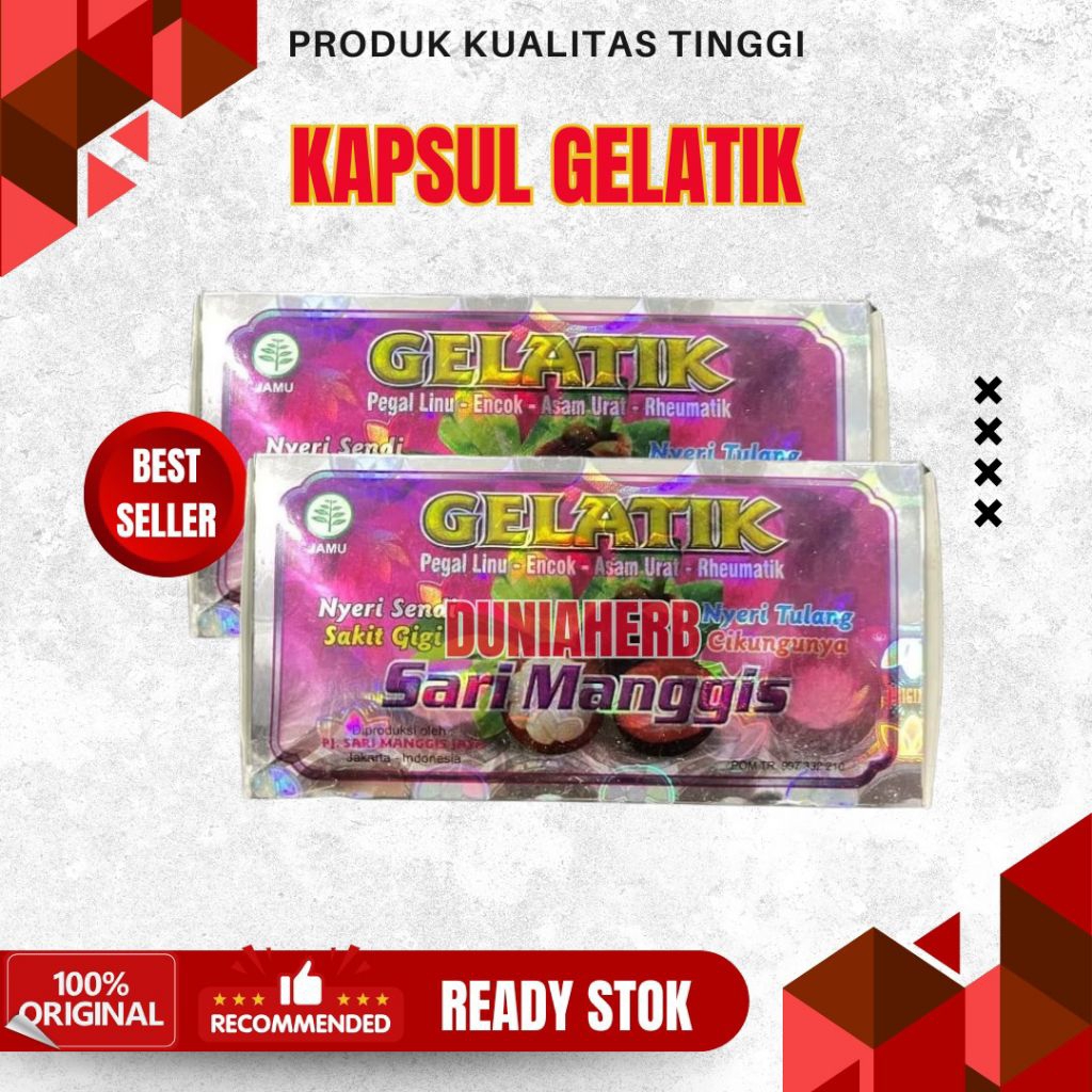 

GELATIK SARI MANGGIS 100% Original
