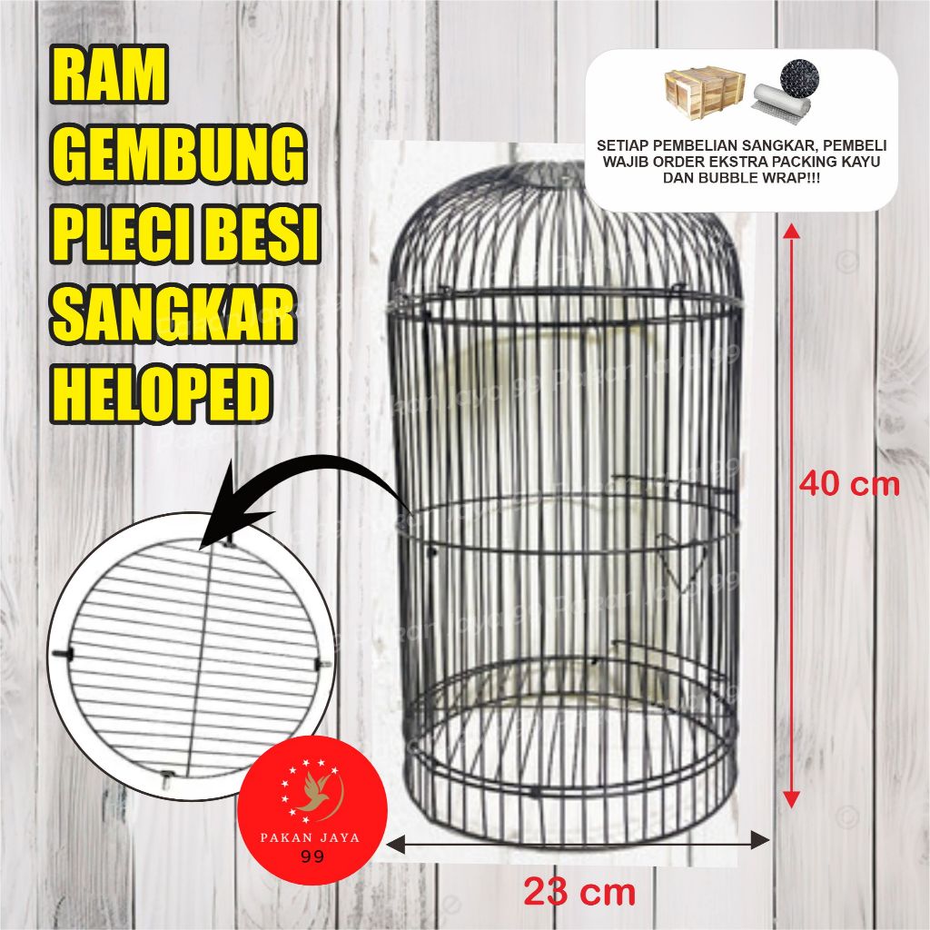 READY RAM GEMBUNG LOVEBIRD T3 SANGKAR KAPSUL LENGKAP ANGSANG BESI BULAT KANDANG BURUNG LABET TRUCUK