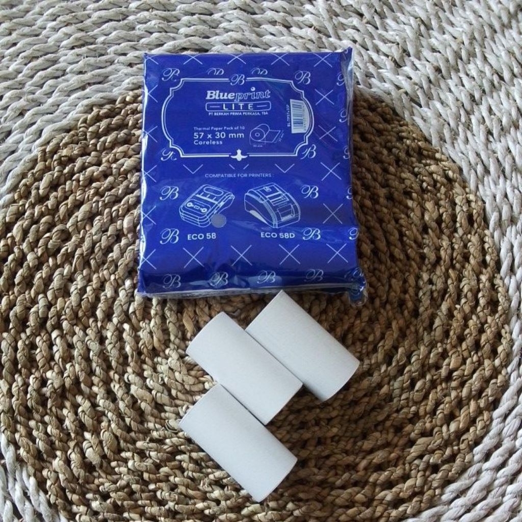

Kertas Struk Thermal 57mmx30mm isi 10roll