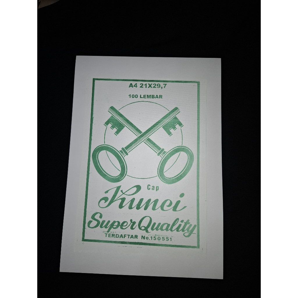 

Kertas Brief Card (BC) ukuran a4 21x29,7 cm isi 100 lembar 150 gr putih
